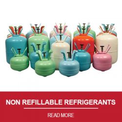 NON REFILLABLE REFRIGERANTS